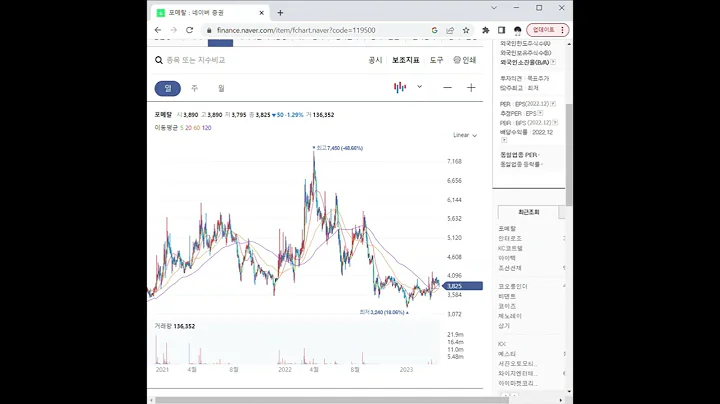 119500포메탈 주가 전망 및 차트 분석