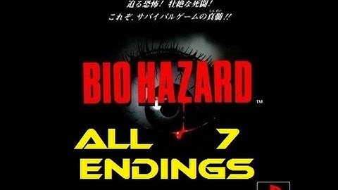 バイオハザード / Biohazard / Resident Evil - All 7 Endings original JAPANESE