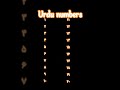 urdu numbers 1 to 20 #viral #shorts #ytshorts