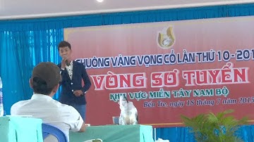 Chuông vàng vọng cổ 2015 : Long An : Lê Văn Hậu - Mùa hoa đào