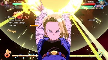 DRAGON BALL FighterZ Android 21 training mode