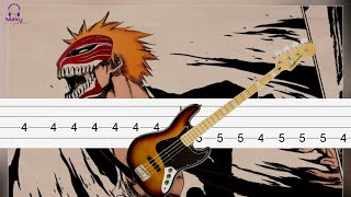 Bleach 12 - chAngE by miwa [Bass Tabs Tutorial]