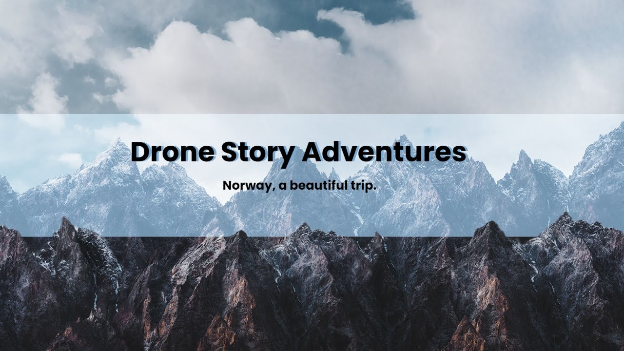 Storytelling with Dji mini 2. Norway.