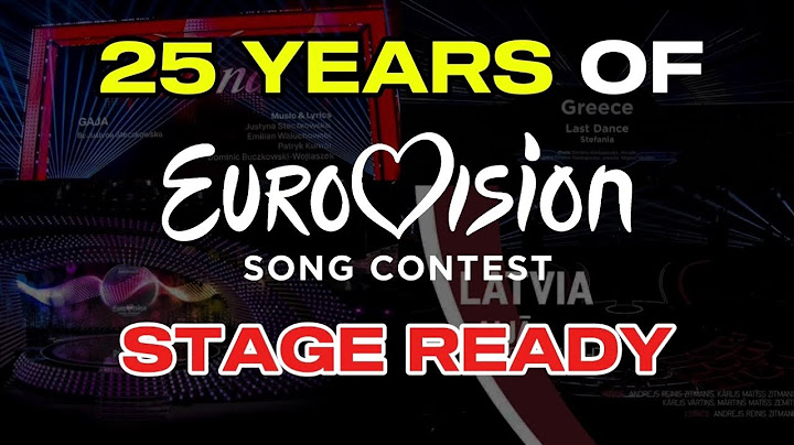 25 YEARS OF EUROVISION STAGE READY [2000-2025]