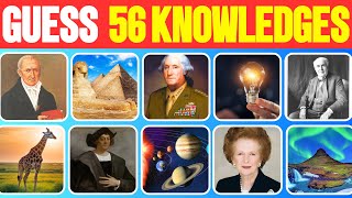 How Good is Your General Knowledge? | 56 Questions Challenge | Easy, Medium, Hard, Impossible