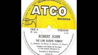 Robert John - The Lion Sleeps Tonight (1972) chords