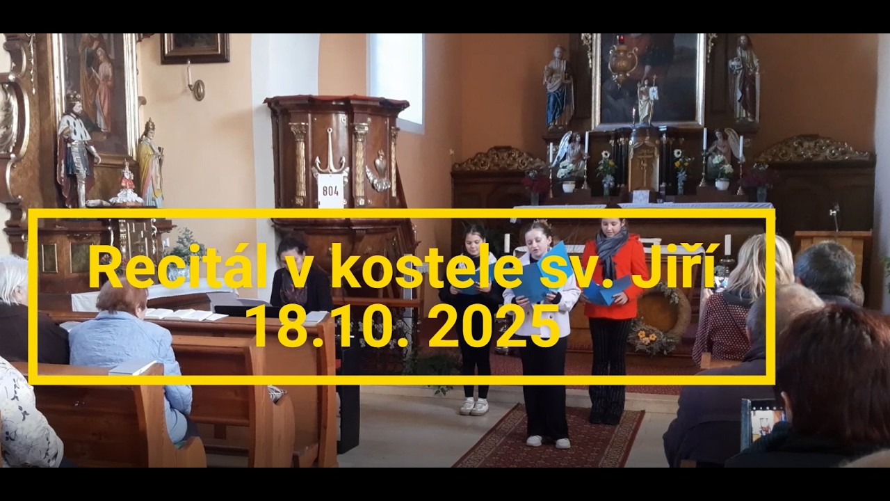 Recitál v kostele sv. Jiří 18.10. 2025