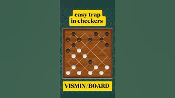 easy trap #damagame #checkers #games #draughts #puzzle