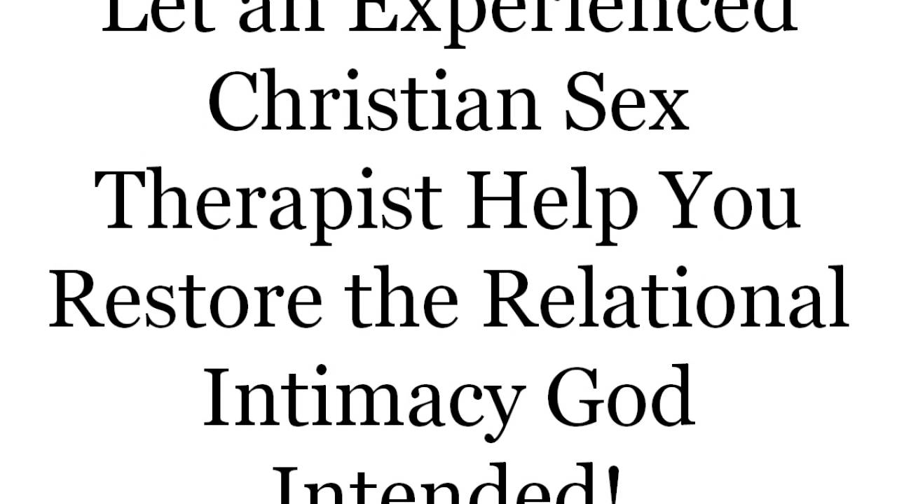 Christian Sex Therapist Atlanta Ga Youtube 