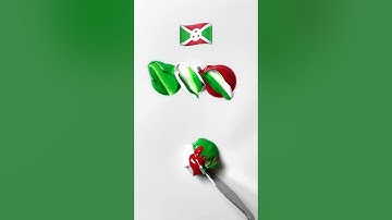 What color do mixed flags make? #satisfying #colormixing #flagmixing #mixingcolors #magicolor #asmr