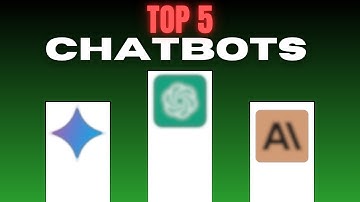 Top 5 AI chatbots. #ai #aichatbot