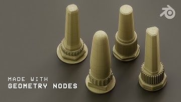 Creating a Parametric Antenna using Geometry Nodes | #b3d