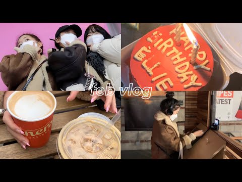 NYC VLOG | 21st birthday, Brooklyn, 2nd dose COVID vaccine, pho, cafe ✨ 뉴욕의 2월 브이로그