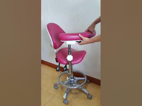 Sit Healthier Ergonomic Surgeon Chair with Footrest for Precision Surgical and Dental Work