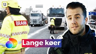 Kollisjon mellom personbil og lastebil skaper store køer | Politiet  Tango 38 | discovery+ Norge