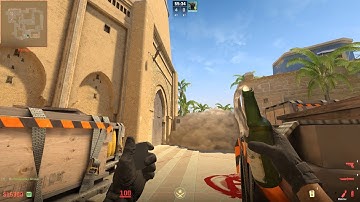 Ticket Molotov While CT Is Smoked [Mirage]