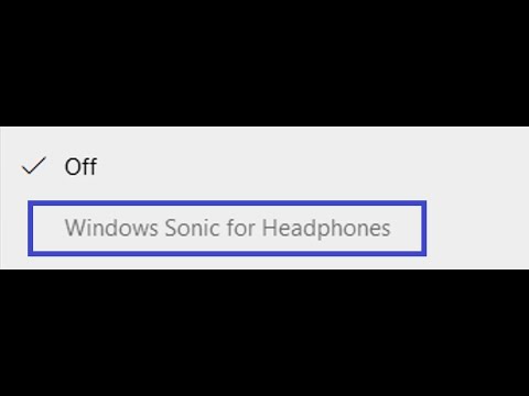 How do I turn off sonic audio?