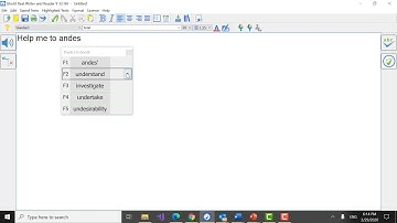 Using Ghotit Editor- Word Prediction Feature
