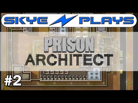 Prison Architect Part 2 ►The Warden, Offices & Prisoner Reception!◀Gameplay/Tutorial (Alpha 34/35)