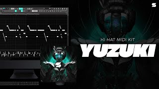 [FREE] Dark Trap Hi Hat MIDI Kit - YUZUKI (FUTURE, TRAVIS SCOTT, 808 MAFIA, METRO BOOMIN)