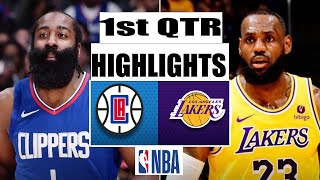 Los Angeles Lakers vs Los Angeles Clippers 1st QTR   Highlights | Feb 28 | 2024 NBA Season