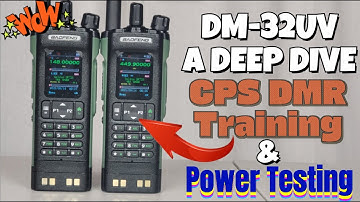 Baofeng 10W DM-32UV | A deep dive | Power and CPS DMR training