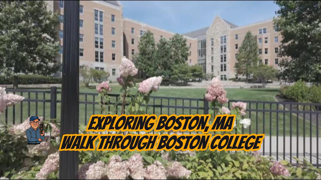 Walking Boston College in Late Summer History
