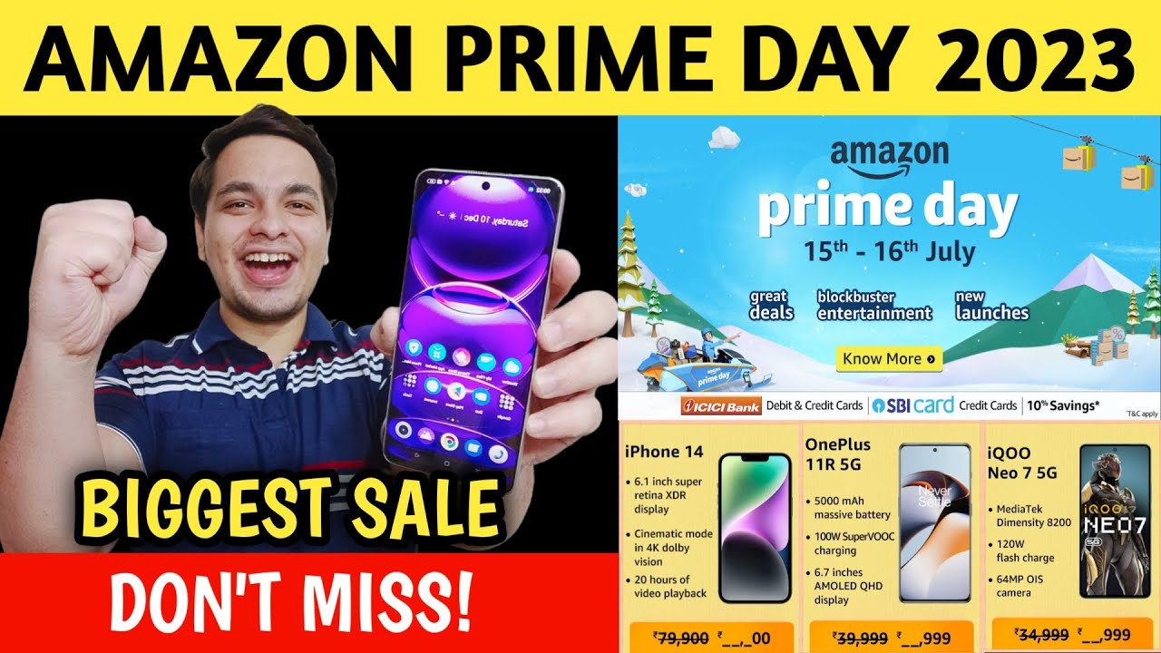 Amazon Prime Day Sale 2023 Best Smartphone Deals & Offers Amazon