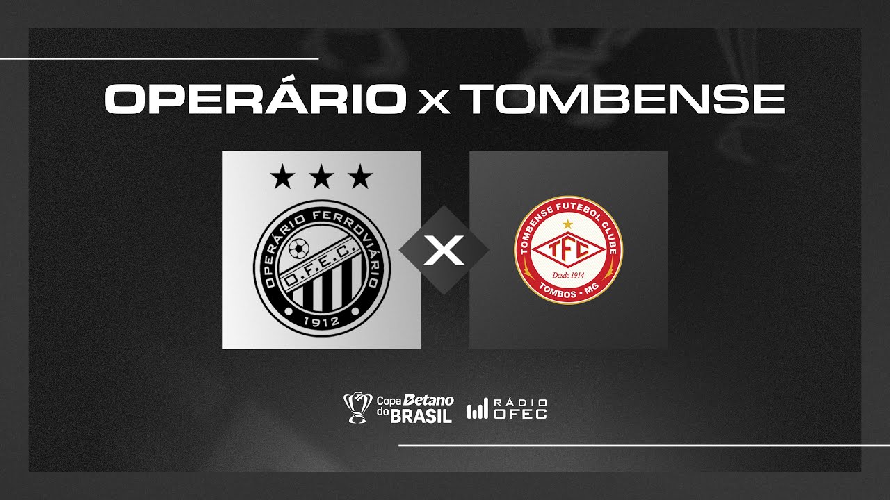 OPERÁRIO X TOMBENSE | COPA DO BRASIL 2025 | RÁDIO OFEC - YouTube