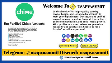 How to Verify Your Chime Account Fast in 2025 | Step-by-Step Guide | usapvasmmit | Chime-bank