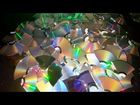 Переработка 100шт DVD-дисков