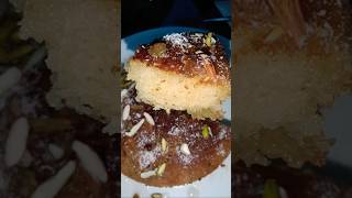Gulab Jamun Cake Recipe | Soft & Moist Indian Fusion Cake | Easy Homemade Dessert#shorts #food