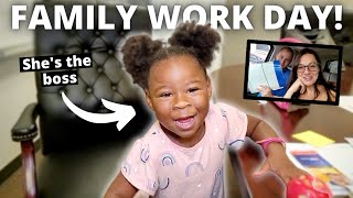 Spend the Day with Us | Family Work Day Vlog!