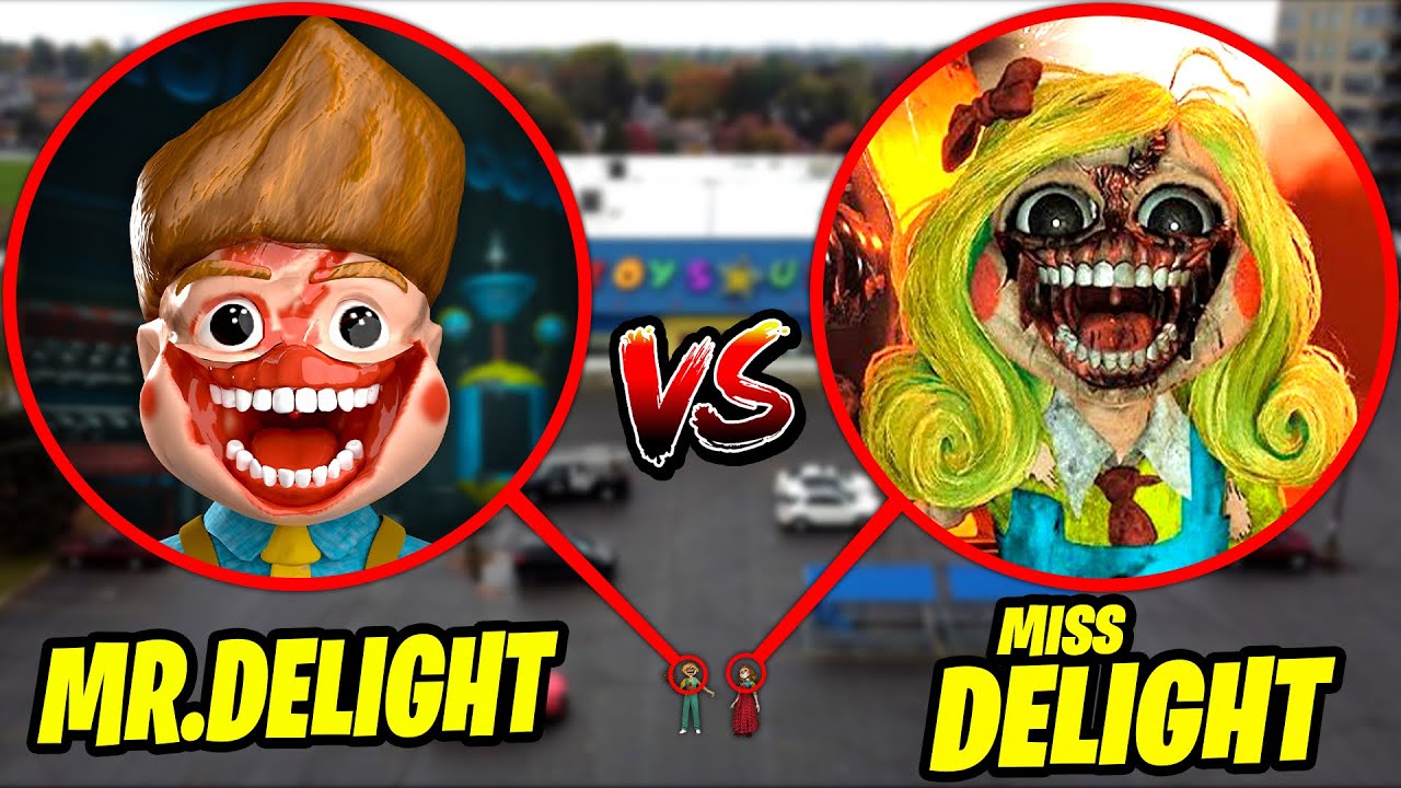 Drone Catches MR DELIGHT FROM POPPY PLAYTIME CHAPTER 4 IN REAL LIFE!! (MISS DELIGHT HUSBAND)