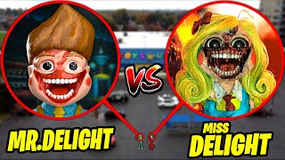 Drone Catches MR DELIGHT FROM POPPY PLAYTIME CHAPTER 4 IN REAL LIFE!! (MISS DELIGHT HUSBAND)