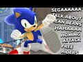 Sonic, but he says random things.