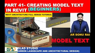 PART 41-CREATING MODEL TEXT IN REVIT ARCHITECTURE #gladstudioarchitects #revitarchitecture