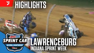 𝑯𝑰𝑮𝑯𝑳𝑰𝑮𝑯𝑻𝑺 Usac Amsoil National Sprint Cars Lawrenceburg Speedway July 27, 2025