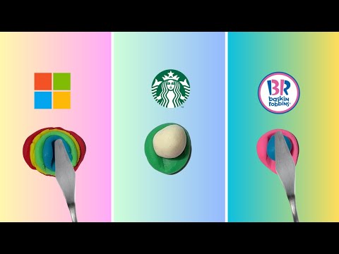 Mixing Brand Logo Colors Satisfying Slime Asmr Asmr Satisfying Relaxing