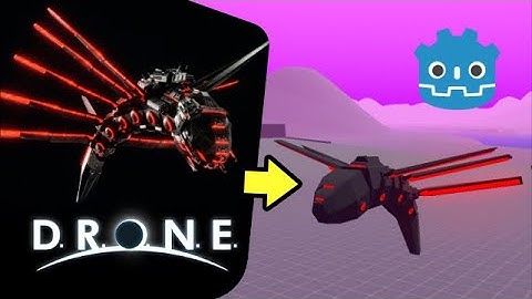 Making DRONE the game in Godot (Timelapse)