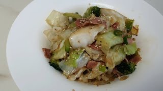 육식파 채식파 모두 좋아하는 브로콜리 베이컨 볶음 레시피