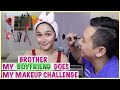 MY BROTHER DOES MY MAKEUP CHALLENGE