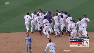 Auburn Baseball vs Kentucky SEC Tournament Round 1 Highlights