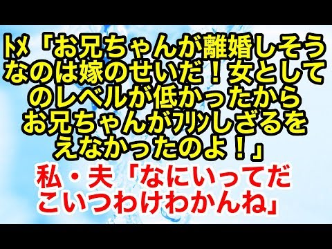 スカッとする話【修羅場 因果応報】義兄の不倫で離婚になりそうらしい。それをトメは全て義兄嫁のせいにして暴走して話にならないので…【スカッとオーバーフロー】