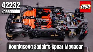 LEGO Koenigsegg Sadair's Spear Megacar Speedbuild | LEGO 42232 | Timelapse LEGO Technic 1:8 Car 2026
