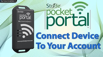 Stride Pocket Portal: Connect Your Device to the Account from AutomationDirect
