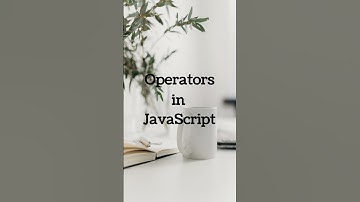 Operators in JavaScript✨️ #shorts #javascript #youtubeshorts #Operators #coding