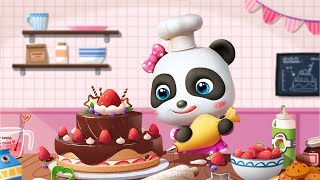 Little Panda's Bakery Story | Fancy dessert baking | Gameplay Video | BabyBus Games screenshot 1
