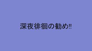深夜徘徊の勧め feat.初音ミク