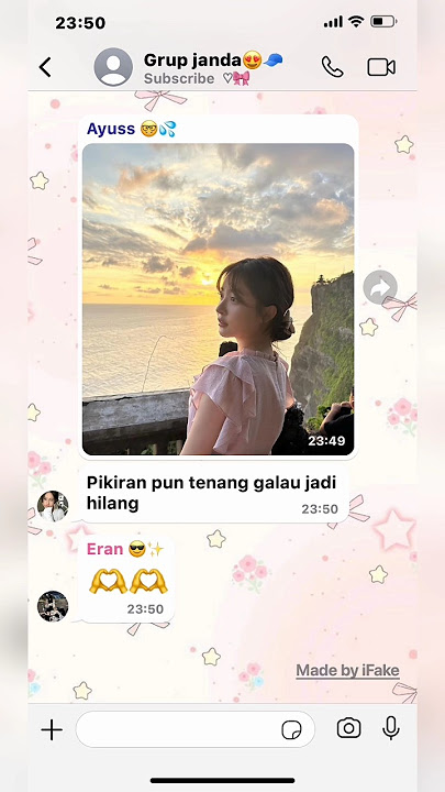 pov lagu : goyang dumang 💃 || { ib? : tt } || #POV #ifakechat #harusberanda